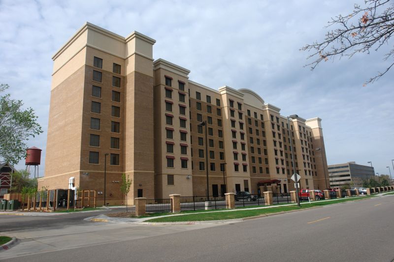 Commercial Brick Building Under Construction